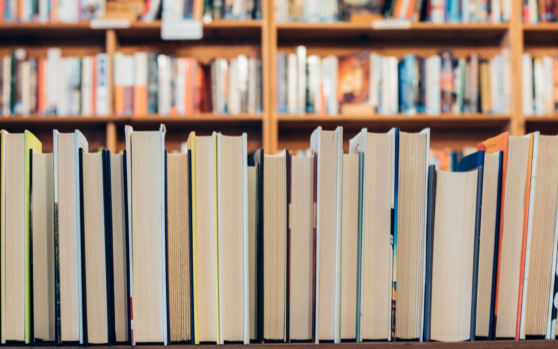 Bücher im Regal